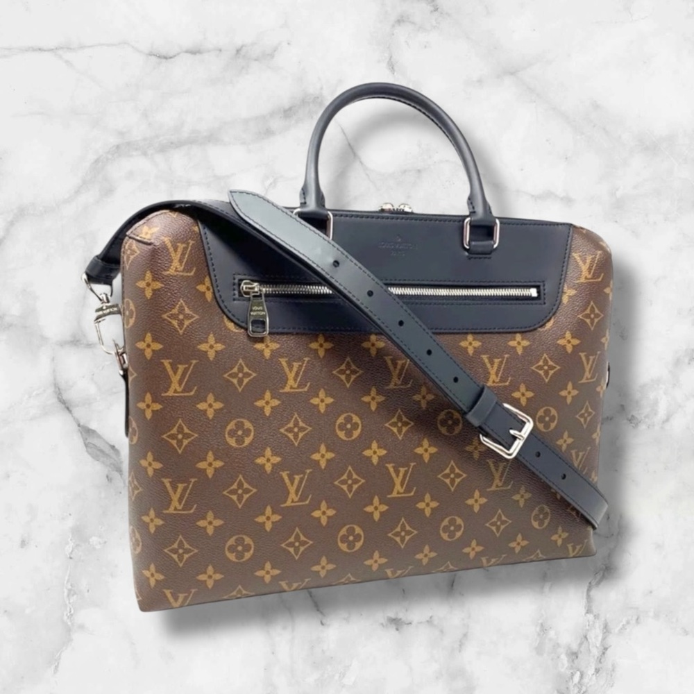 Louis Vuitton | Porte-Documents Jour Brown Monogram Messenger Laptop Bag